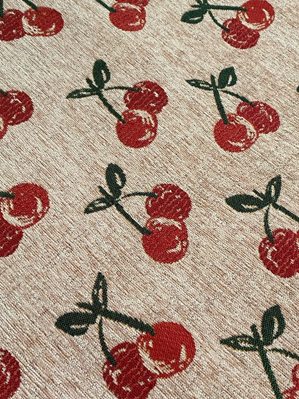 Red Cherry accent Rug - Picture 4 of 6